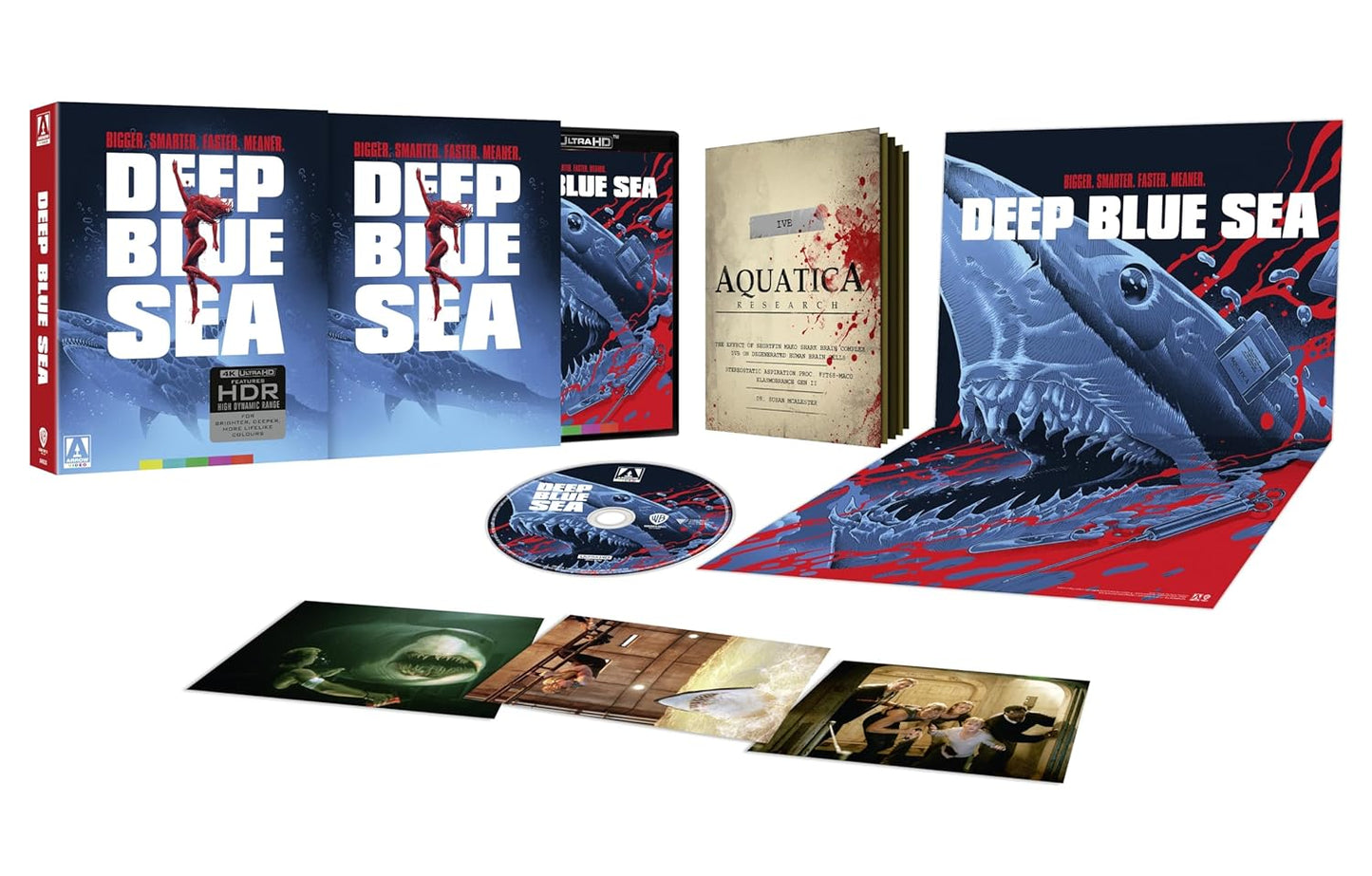 Deep Blue Sea (4K UHD), Including Postcard, Poster, Aquatica Research Book