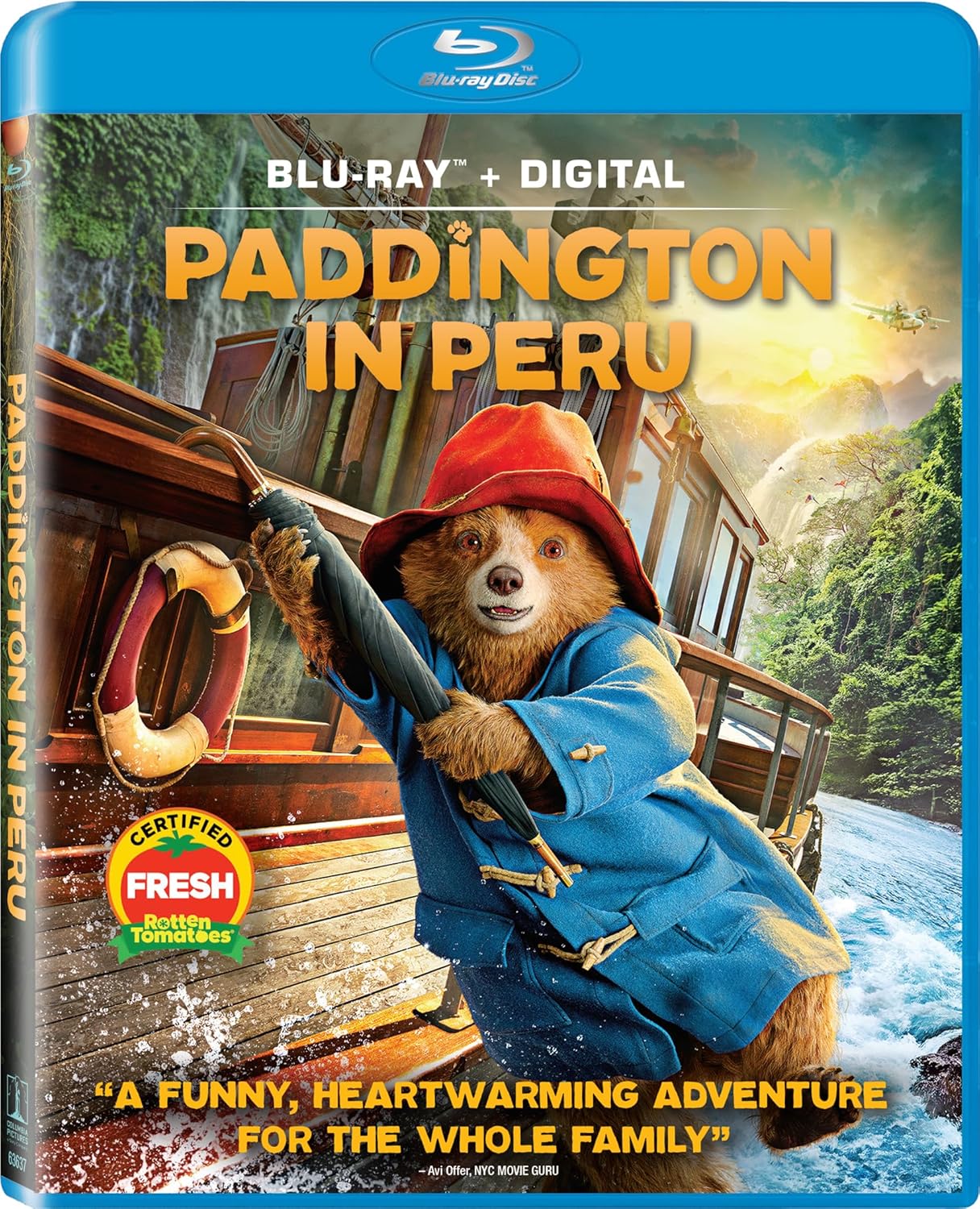 Paddington In Peru (Blu-ray + Digital) with Slipcover