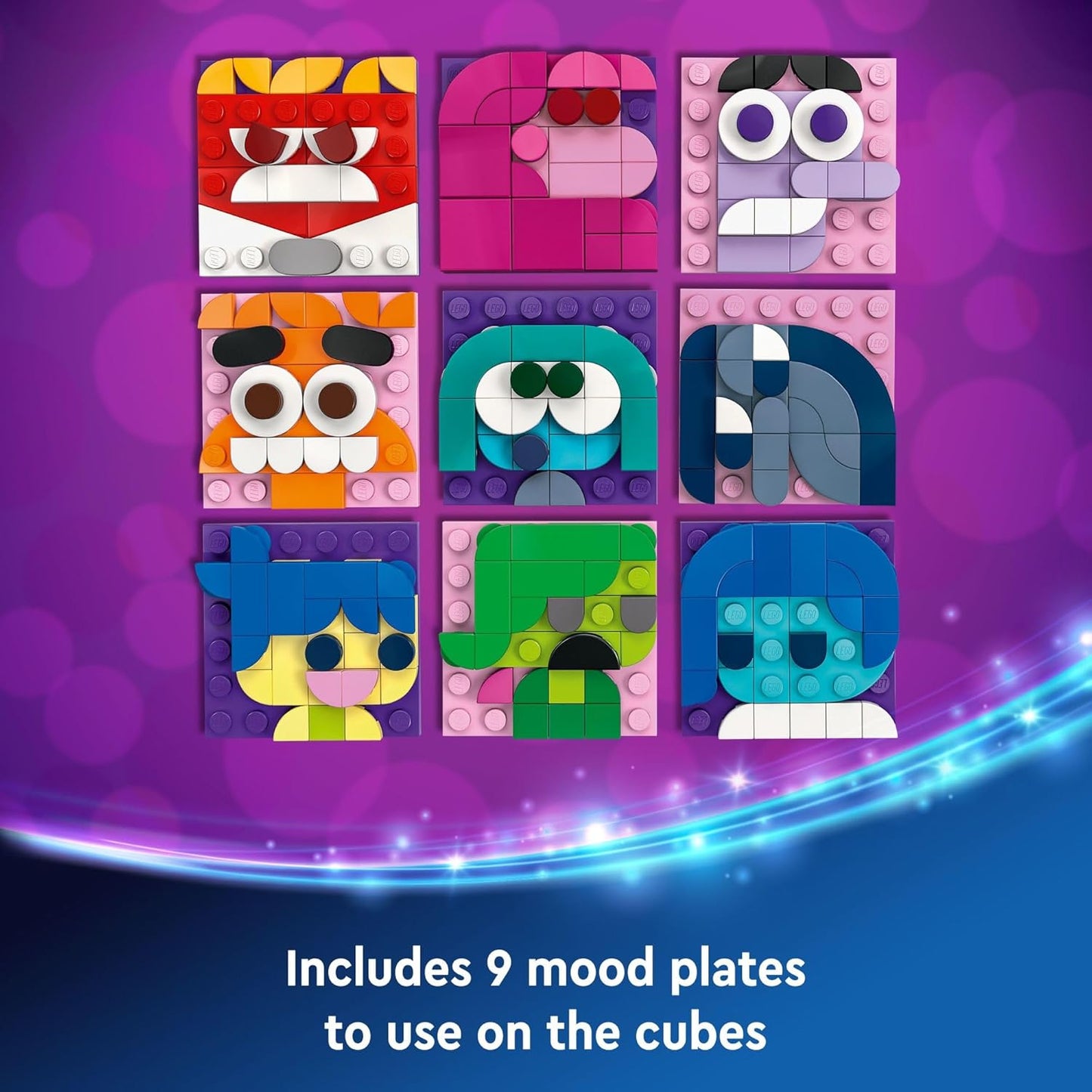 LEGO 43248 - Disney Inside Out 2 Mood Cubes from Pixar (394 pcs), ages 9+