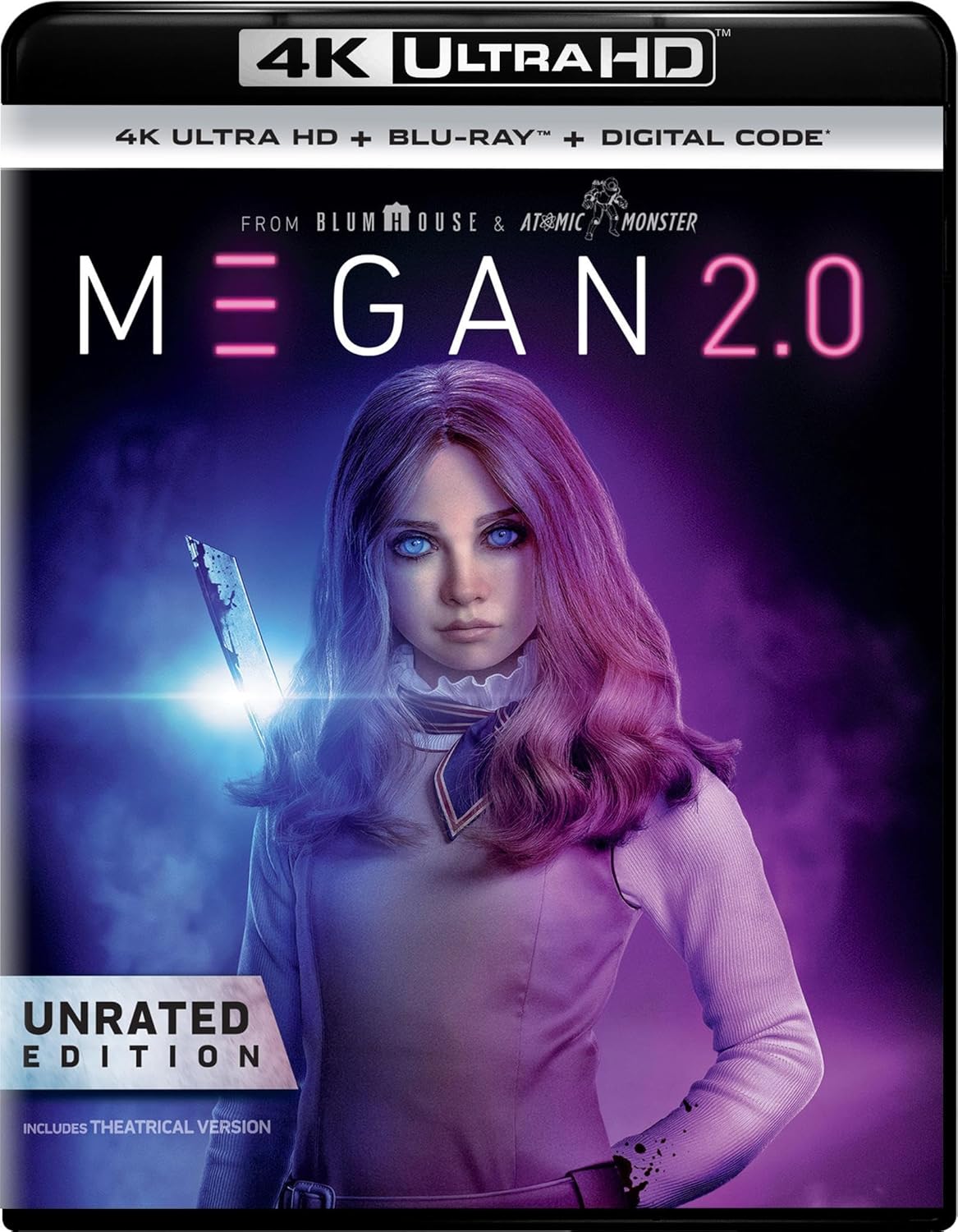 M3GAN 2.0 (4K UHD + Blu-ray +4K Digital Code) W/ Slipcover