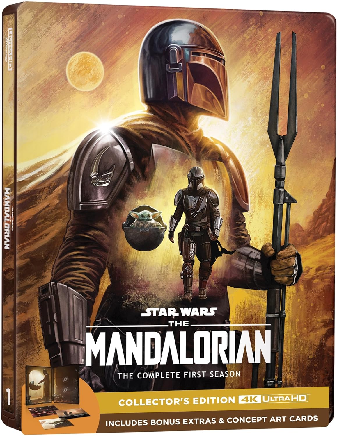 Mandalorian: Season 1 4K UHD Steelbook – Bonus Extras + Art Cards