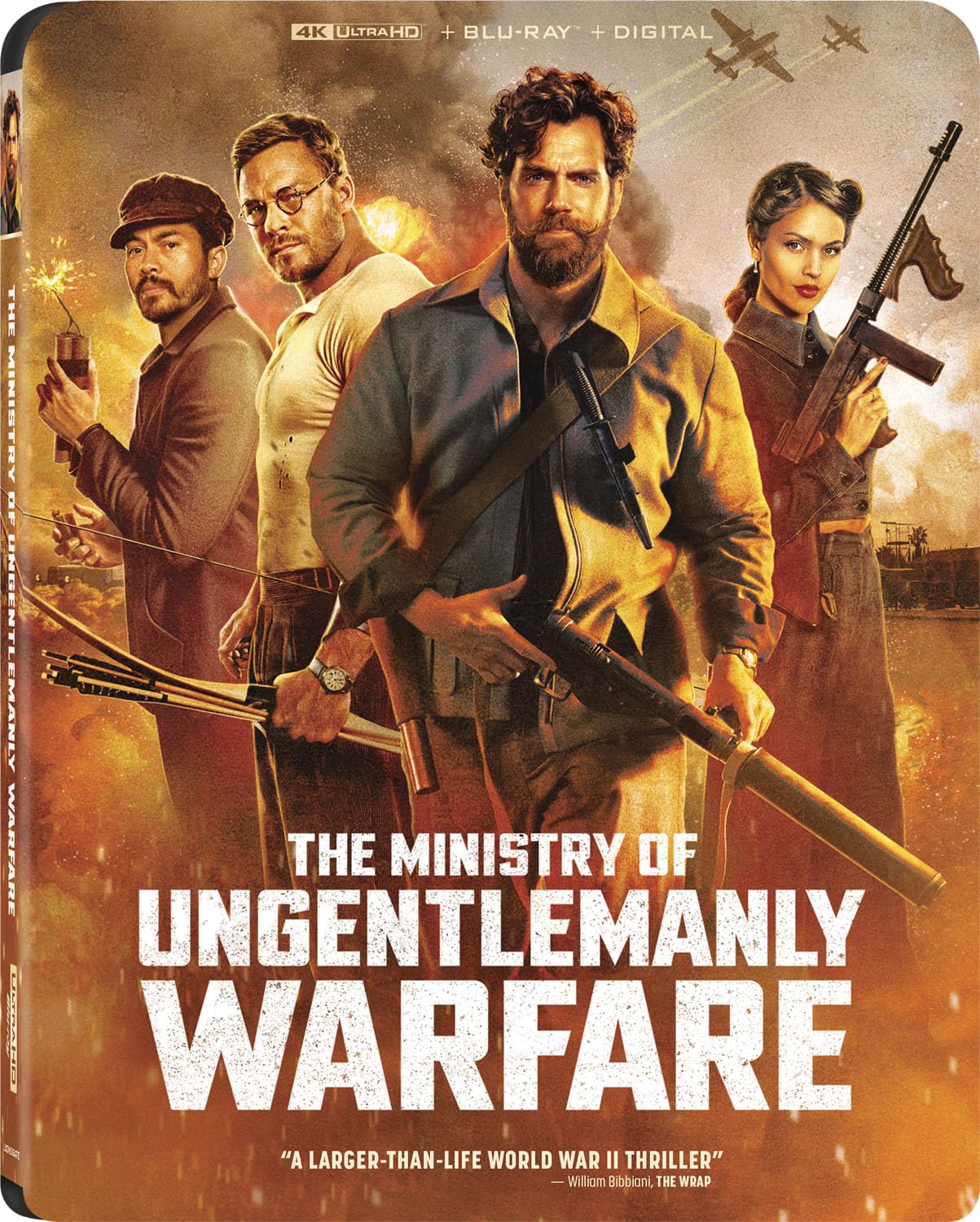 Ministry of Ungentlemanly Warfare (4K UHD + Blu-ray +4K Digital Code) NO Slipcover