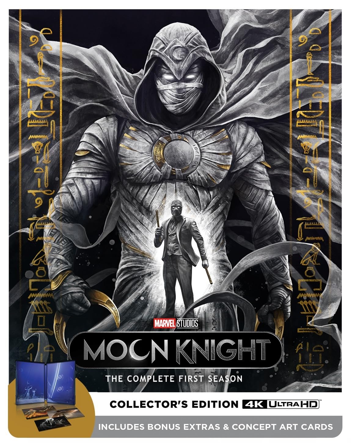 Moon Knight: Season 1 Steelbook Collector's Edition [4K UHD] includes Bonus Extras & Concept Art Cards