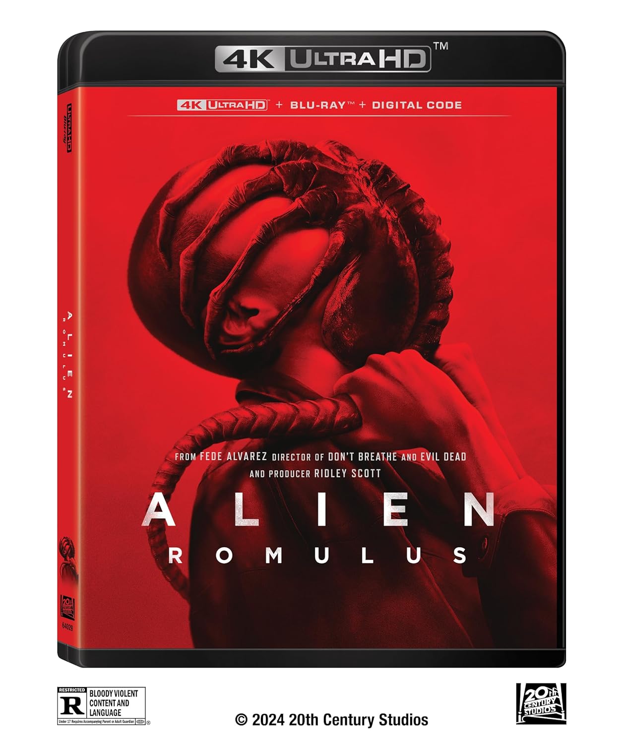 Alien: Romulus (4K UHD + Blu-ray + 4K Digital Code) no Slipcover