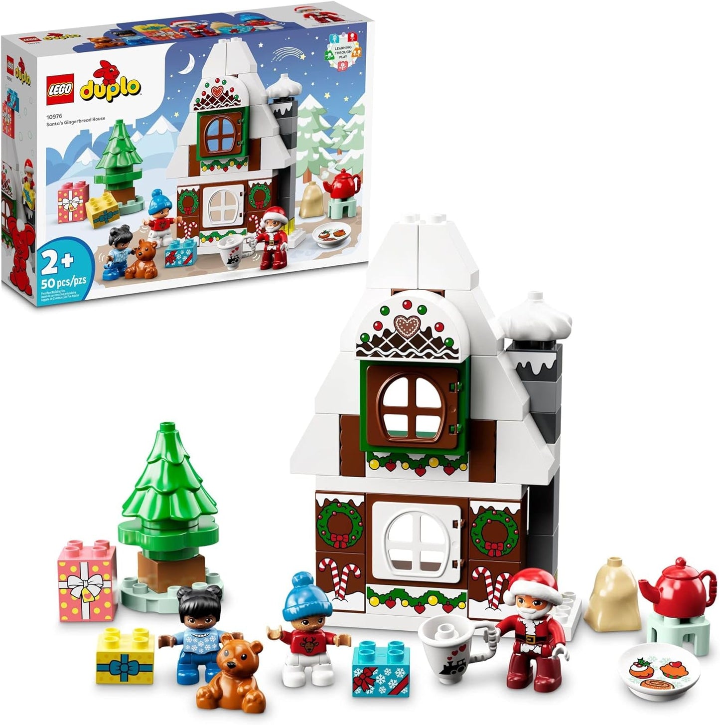 Lego 10976 - DUPLO Santa's Gingerbread House Building Toy  Ages 2+