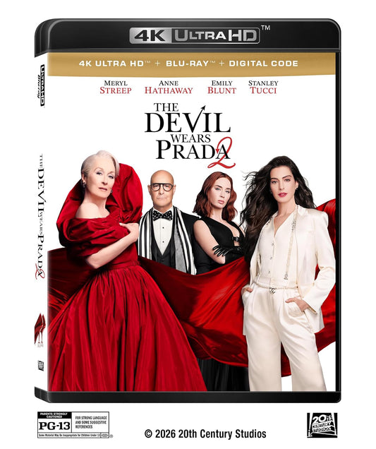 The Devil Wears Prada 2 (4K UHD + Blu-ray +4K Digital Code) No Slipcover