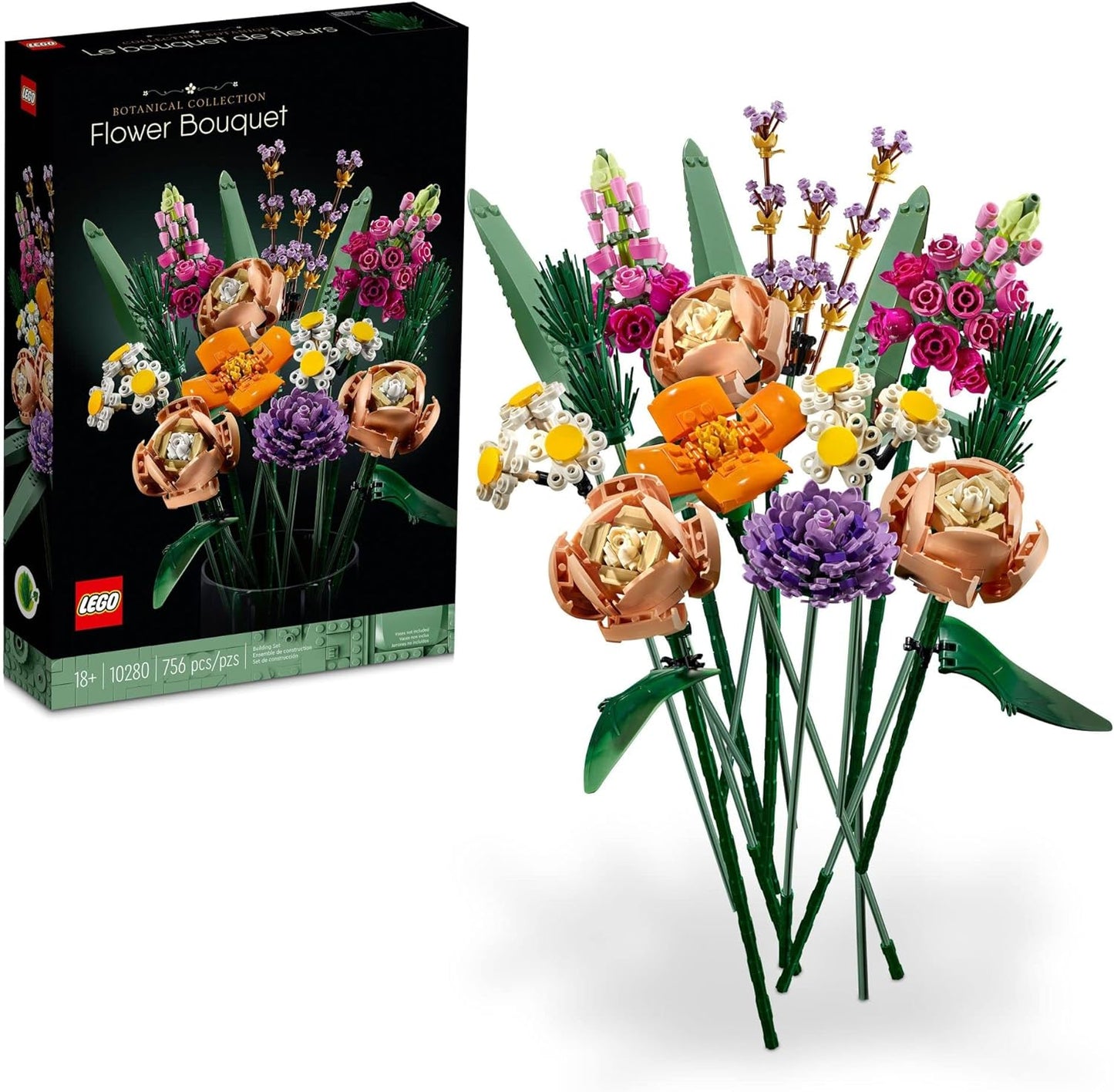LEGO 10280 - Icons Flower Bouquet Building Decoration Set