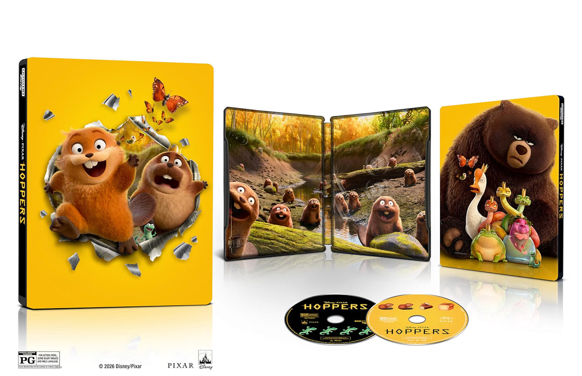 Hoppers 4K UHD + Blu-ray + Digital Code Steelbook - Limited Edition