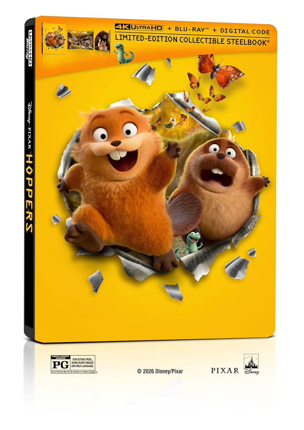 Hoppers 4K UHD + Blu-ray + Digital Code Steelbook - Limited Edition