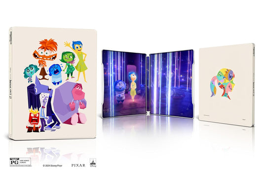 Inside Out 2  Steelbook (4K UHD + Blu-ray + 4K Digital Code)