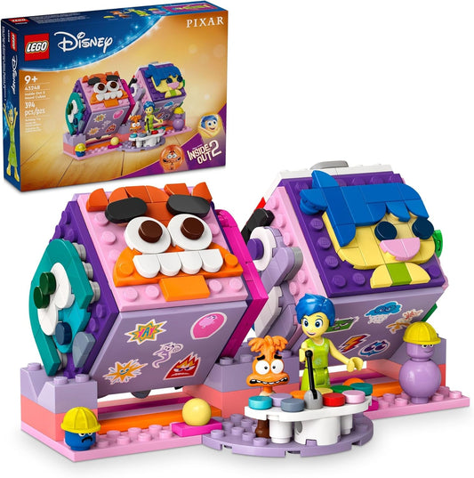 LEGO 43248 - Disney Inside Out 2 Mood Cubes from Pixar (394 pcs), ages 9+