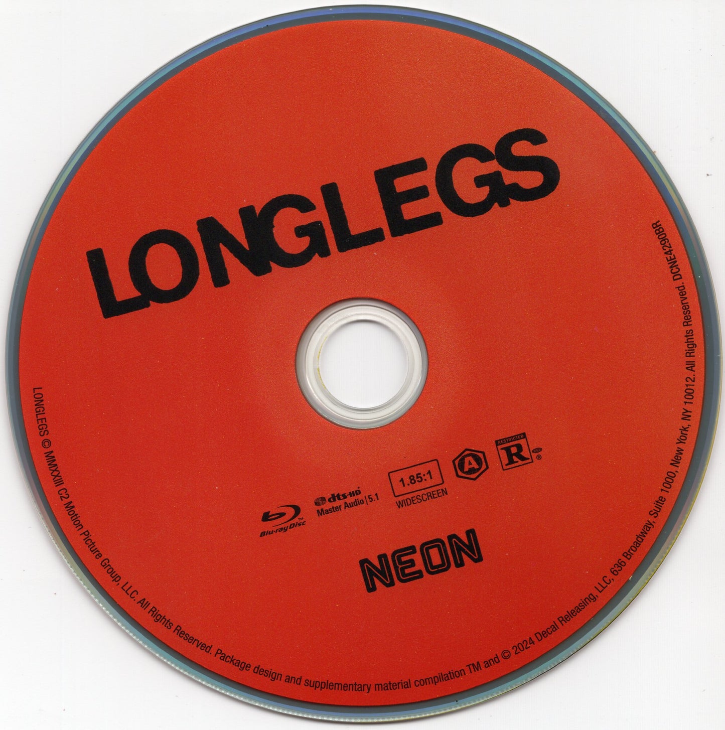 Longlegs Blu-ray Disc , No Case/Insert/Digital