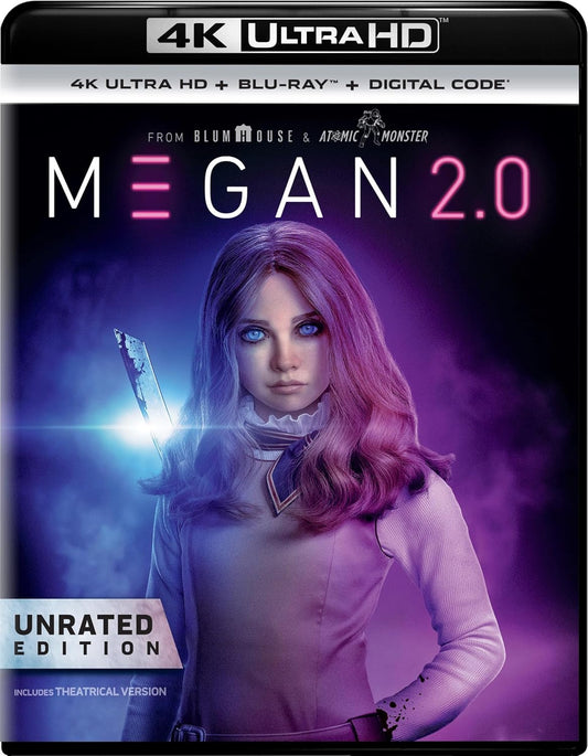 M3GAN 2.0 (4K UHD + Blu-ray +4K Digital Code) W/ Slipcover
