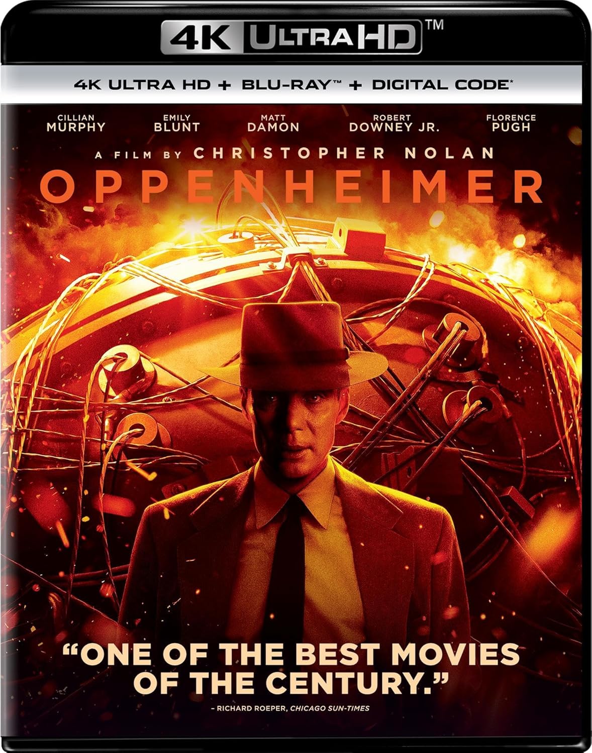 Oppenheimer (4K UHD + Blu-ray + 4K Digital), with Slipcover