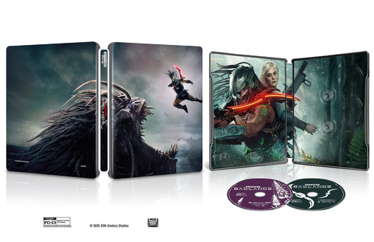 Predator: Badlands 4K UHD + Blu-ray + Digital Code Steelbook - Limited Edition