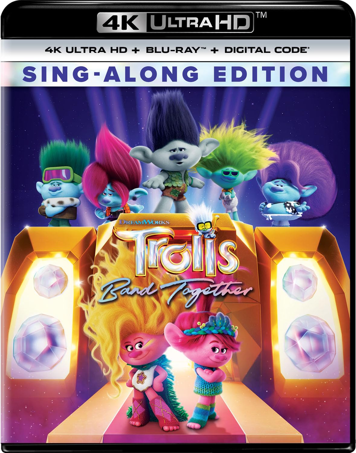 Trolls Band Together (4K Ultra HD + Blu-ray + 4K Digital Code)