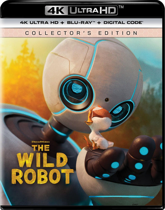 The Wild Robot (4K UHD + Blu-ray + Digital Code) with Slipcover