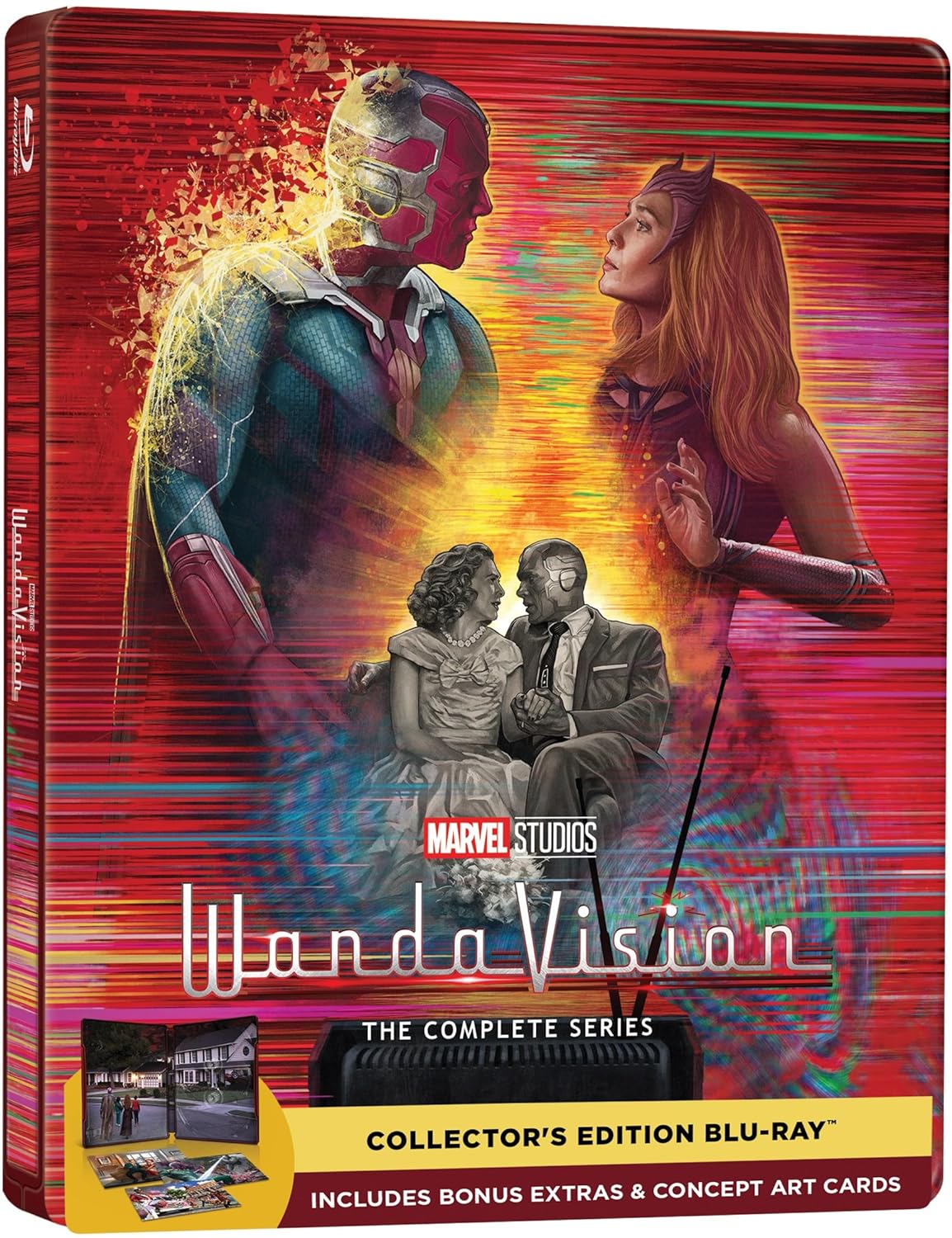 Wanda Vision Steelbook Collector's Edition (Blu-ray + DVD)