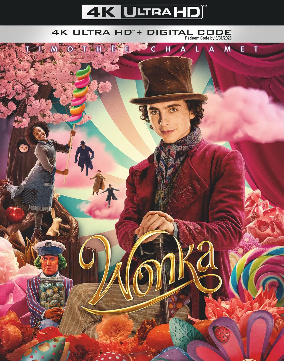 Wonka (4K Ultra HD + Digital) with Slipcover