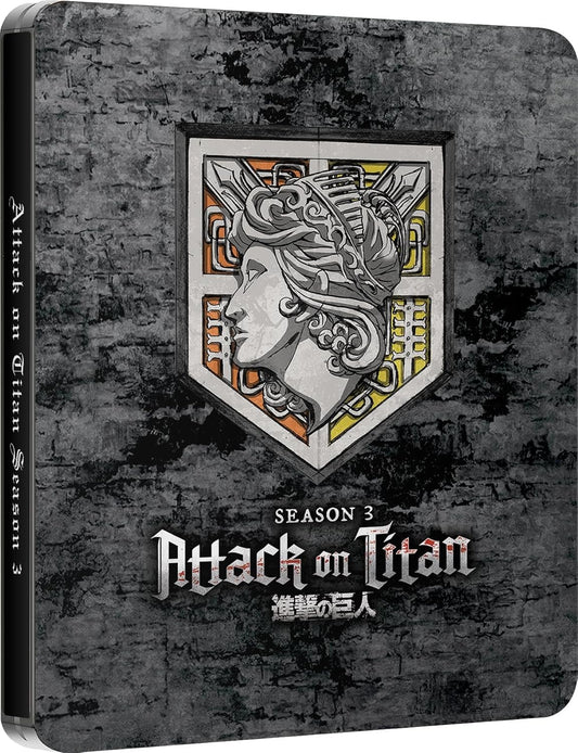 Attack on Titan: Season 3 Complete (Blu-ray) Steelbook collection