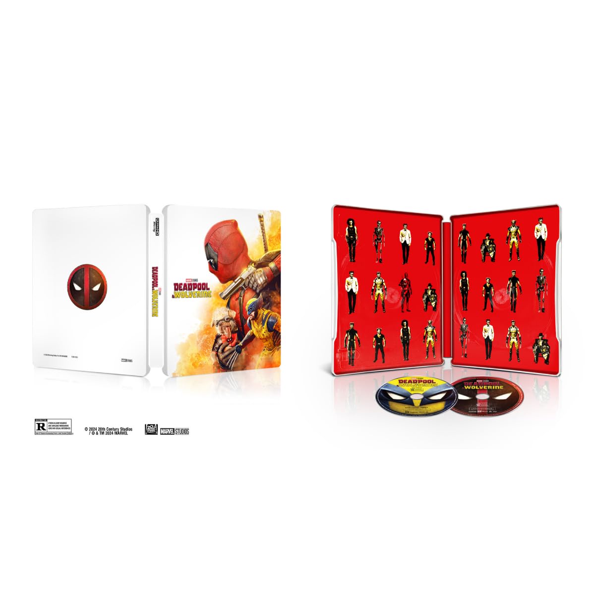 Deadpool & Wolverine Steelbook (4K UHD + Blu-ray + 4K Digital Code)