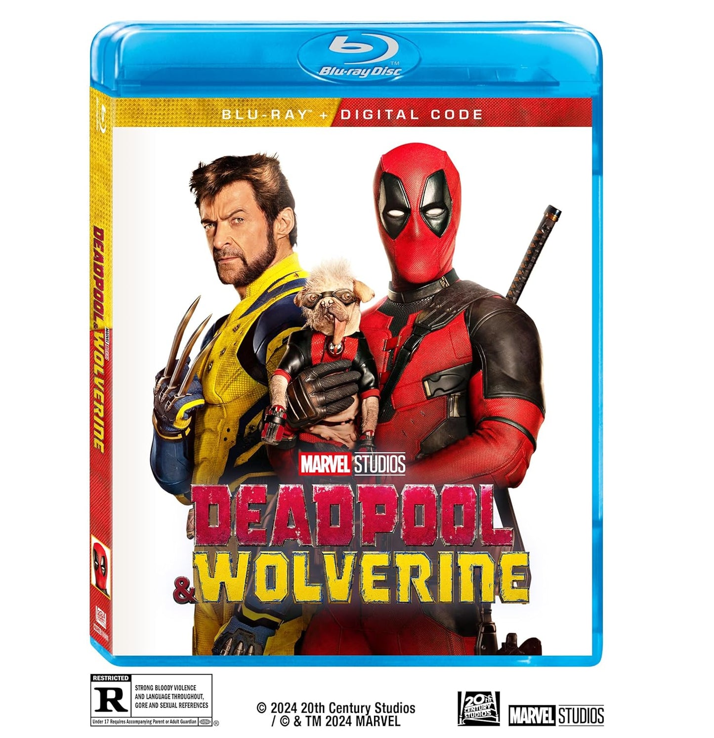 Deadpool & Wolverine [Blu-Ray + Digital Code], with Slipcover