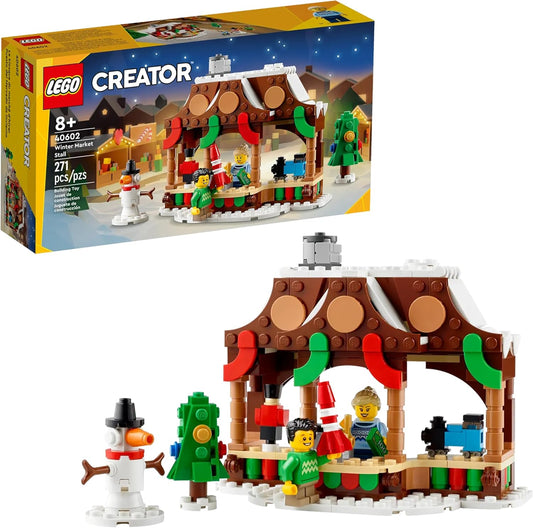 LEGO 40602 - Winter Market Stall (271 pcs), Ages 8+