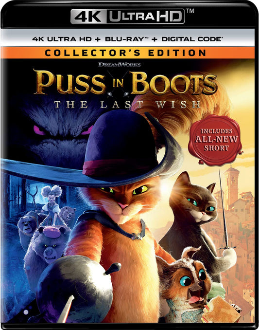 Puss in Boots: The Last Wish - Collector's Edition 4K Ultra HD + Blu-ray + Digital