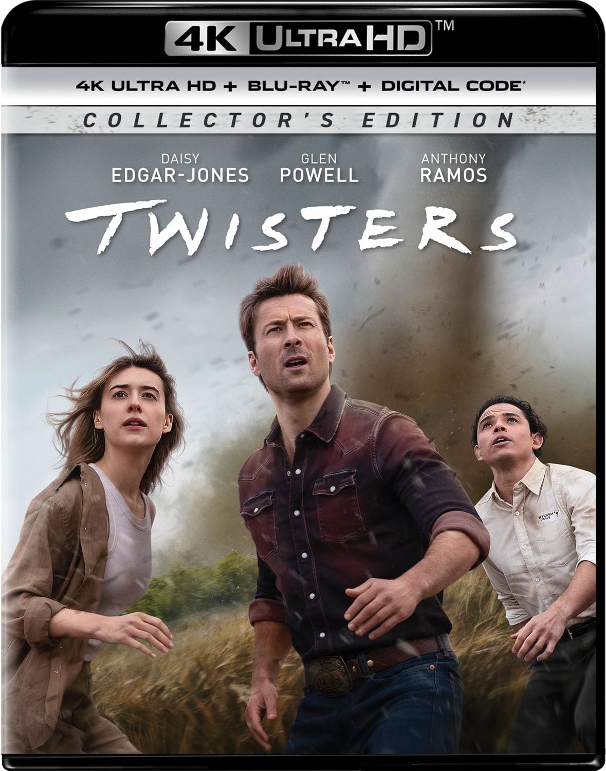 Twisters (4K UHD + Blu-ray + HD Digital Code) with Slipcover